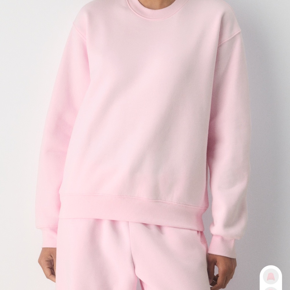 Aritzia cozy sweat fleece perfect Crewneck